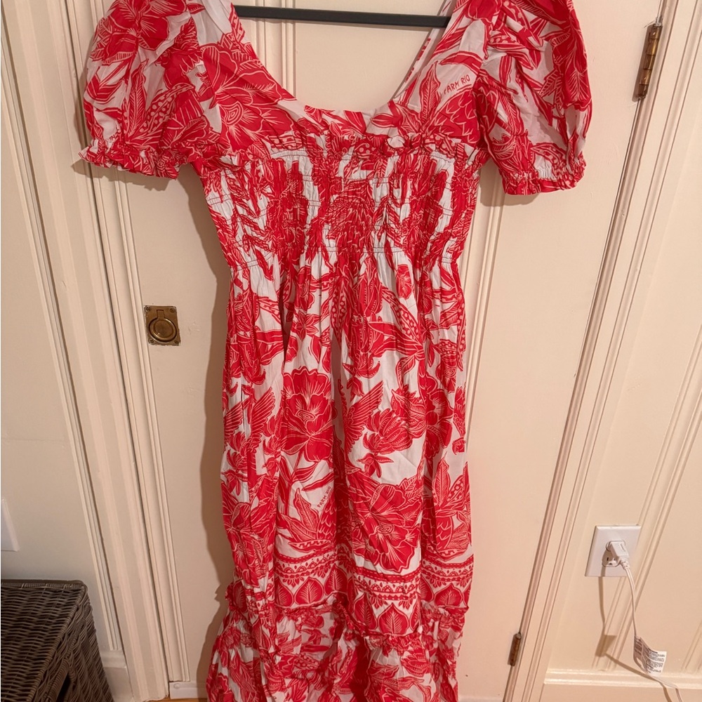 Farm Rio Pink Floral Women's Dress